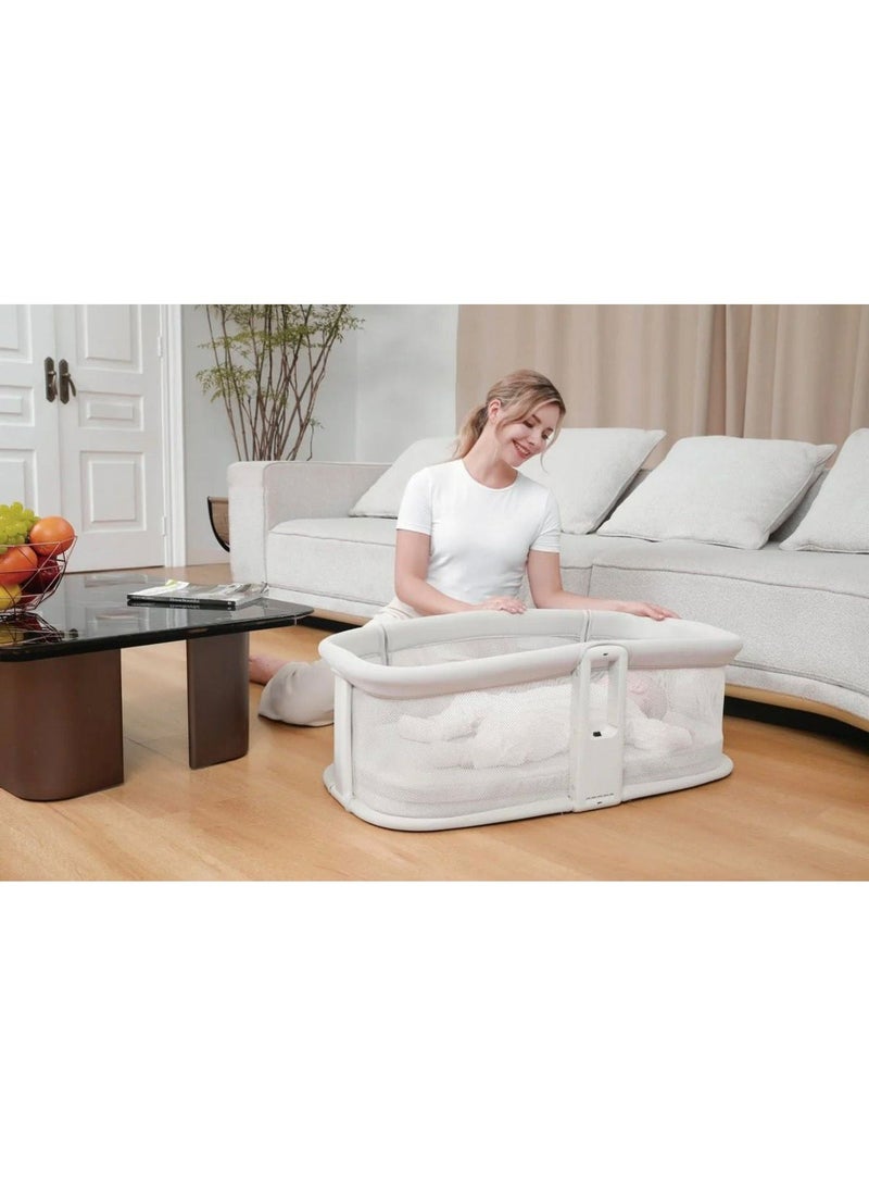 ماستيلا سرير ماستيلا دريم ستارلايت الجانبي، رمادي فاتح، من الولادة وحتى 12 شهرًا - Image 4